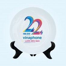 Đĩa quà tặng Vianphone gốm sứ